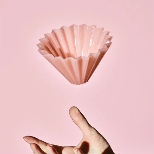 送料無料　コーヒー２００g付　オリガミ　ドリッパー エアーM　選べるカラー　 ORIGAMI　　3～4杯用