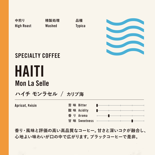 スペシャルティコーヒー  ハイチ　モンラセル　ティピカ ≪第４週お買得コーヒー≫