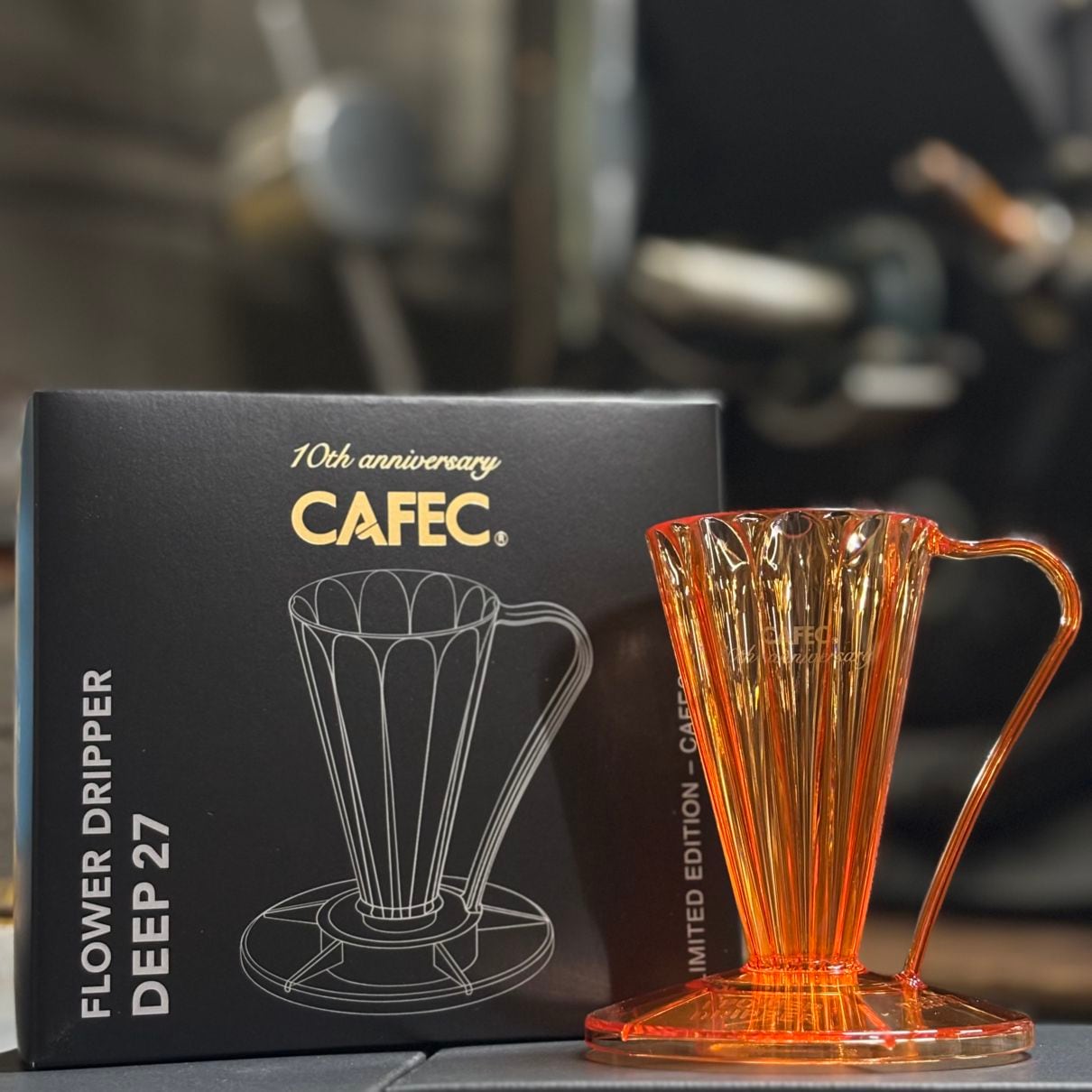 【数量限定】10周年記限定　フラワードリッパー DEEP27＜CAFECオレンジ＞FDD-27OR　 〈1杯用〉MADE IN JAPAN  カフェック