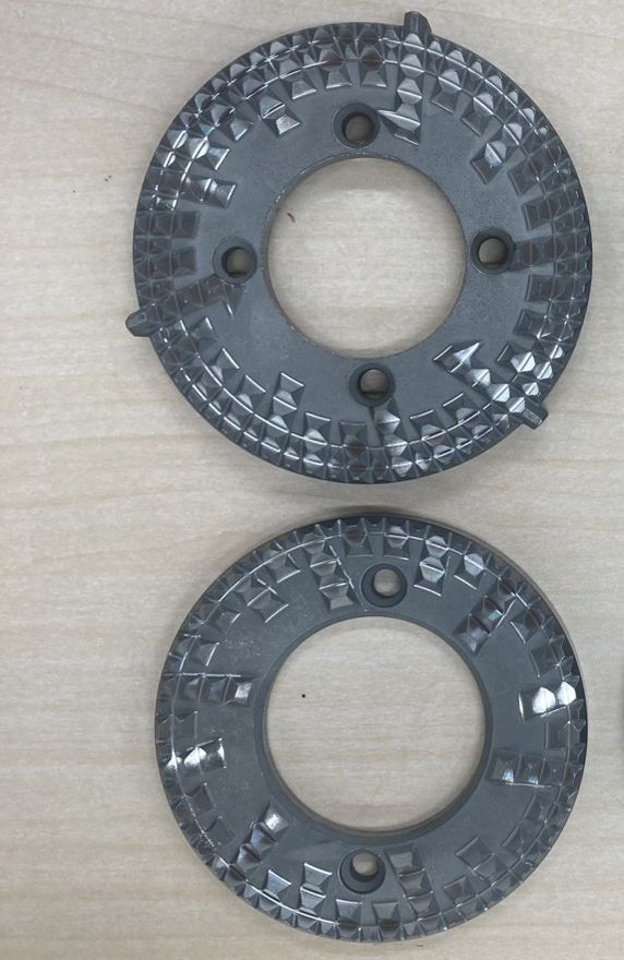 送料無料 R-440 交換部品 ロストワックス挽臼 臼歯グラインダー 1組
