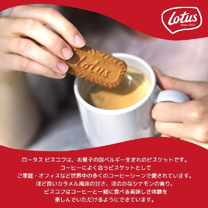 【50枚入り（３１２．５ｇ）×１箱】 LOTUS ロータス オリジナルカラメルビスケット  カラメル ビスケット ビスコフ クッキー 海外菓子 輸入 ベルギー シナモン お菓子