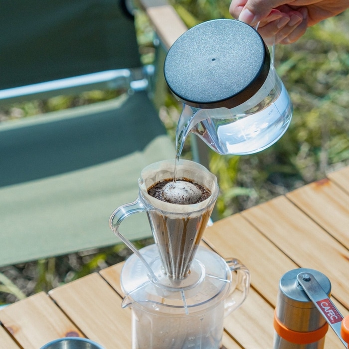 三洋産業　CAFEC カフェック オズモ DKO-350 BK　350ml〈2杯用〉　 CAFEC　カフェック ドリップケトル OSMO 