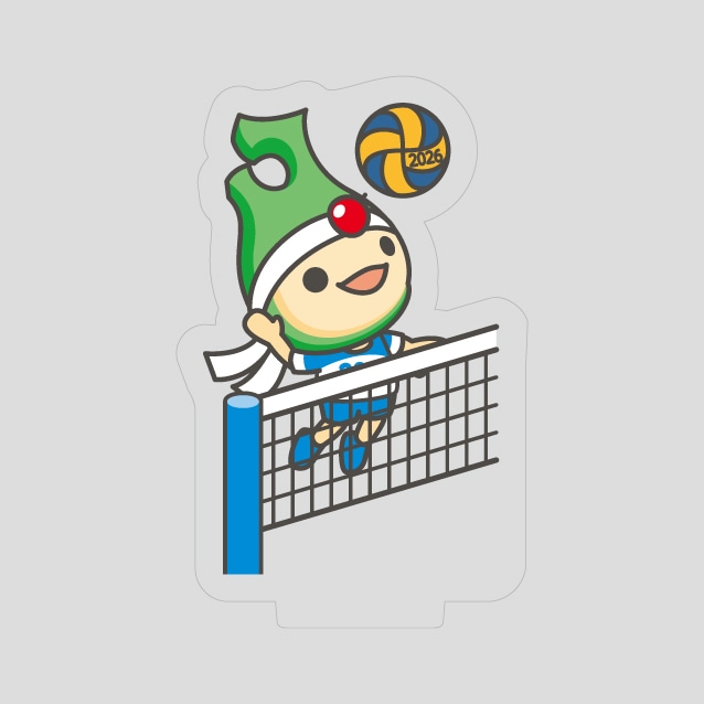 青の煌（きら）めきあおもり国スポ・障スポ 公式マスコット「アップリート君」ミニアクリルスタンド