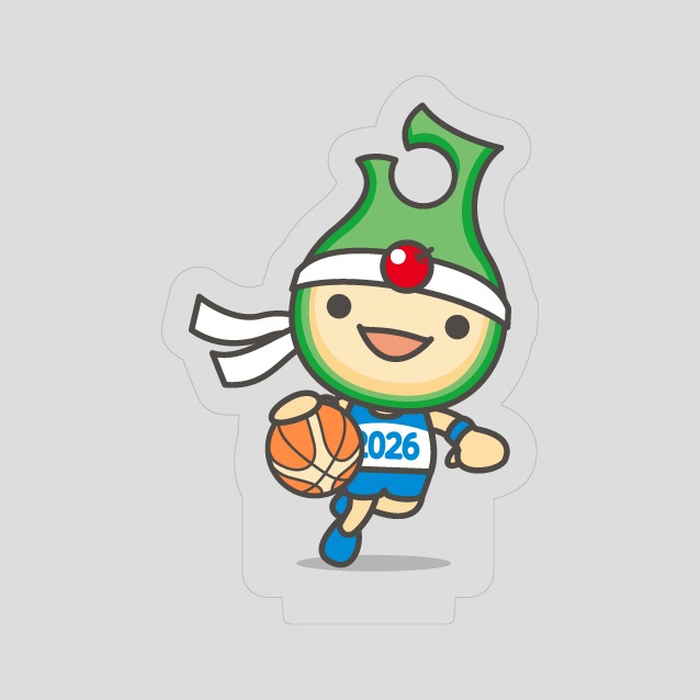 青の煌（きら）めきあおもり国スポ・障スポ 公式マスコット「アップリート君」ミニアクリルスタンド