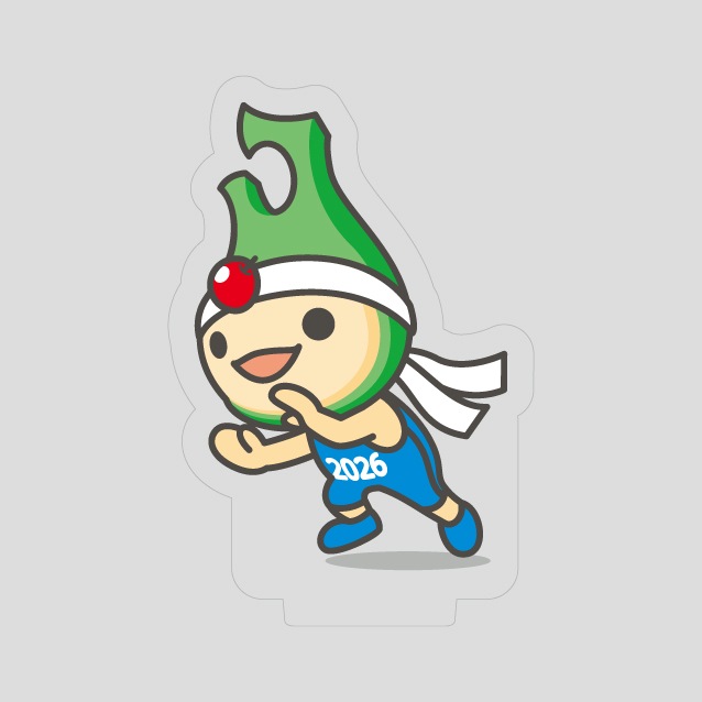 青の煌（きら）めきあおもり国スポ・障スポ 公式マスコット「アップリート君」ミニアクリルスタンド