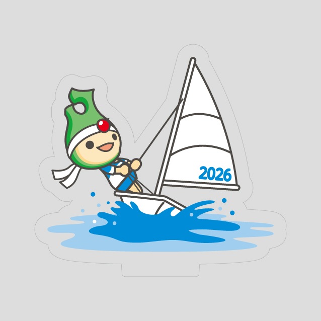 青の煌（きら）めきあおもり国スポ・障スポ 公式マスコット「アップリート君」ミニアクリルスタンド