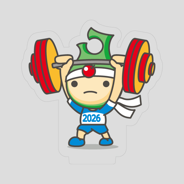 青の煌（きら）めきあおもり国スポ・障スポ 公式マスコット「アップリート君」ミニアクリルスタンド