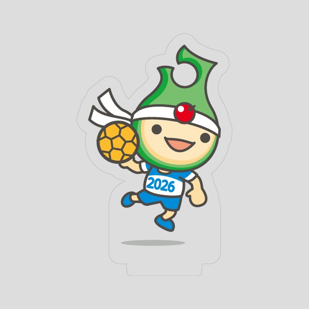 青の煌（きら）めきあおもり国スポ・障スポ 公式マスコット「アップリート君」ミニアクリルスタンド