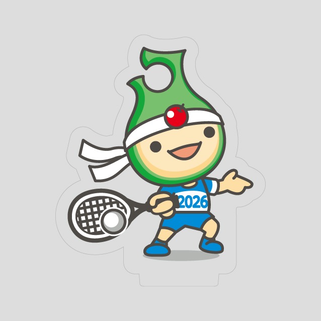 青の煌（きら）めきあおもり国スポ・障スポ 公式マスコット「アップリート君」ミニアクリルスタンド