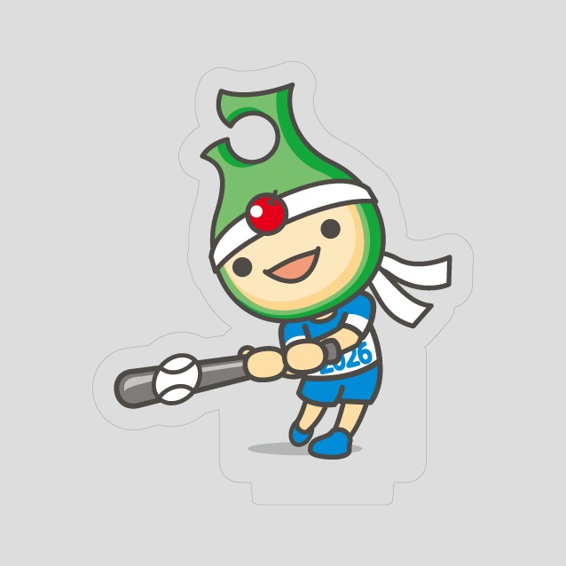 青の煌（きら）めきあおもり国スポ・障スポ 公式マスコット「アップリート君」ミニアクリルスタンド