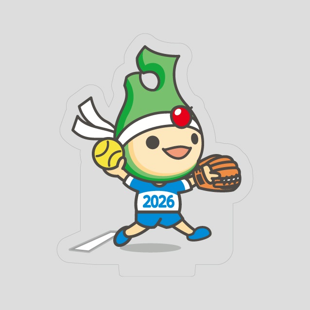 青の煌（きら）めきあおもり国スポ・障スポ 公式マスコット「アップリート君」ミニアクリルスタンド