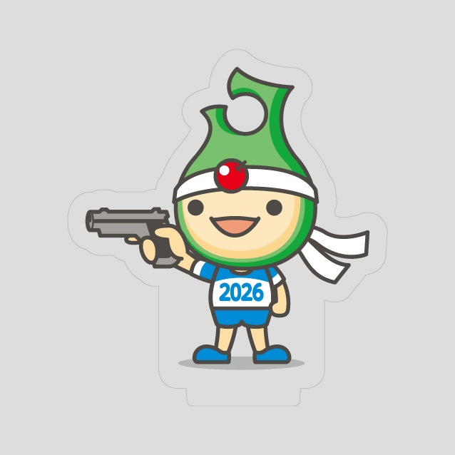 青の煌（きら）めきあおもり国スポ・障スポ 公式マスコット「アップリート君」ミニアクリルスタンド