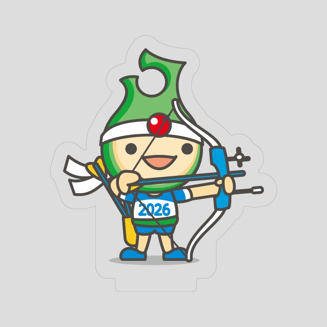 青の煌（きら）めきあおもり国スポ・障スポ 公式マスコット「アップリート君」ミニアクリルスタンド