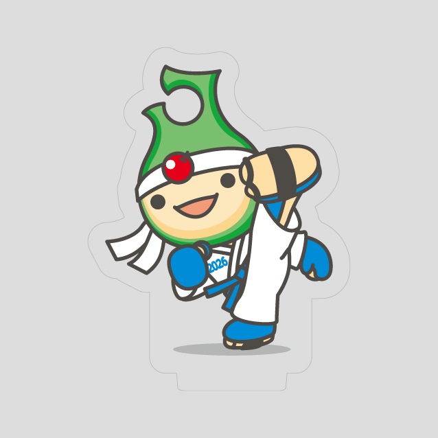 青の煌（きら）めきあおもり国スポ・障スポ 公式マスコット「アップリート君」ミニアクリルスタンド