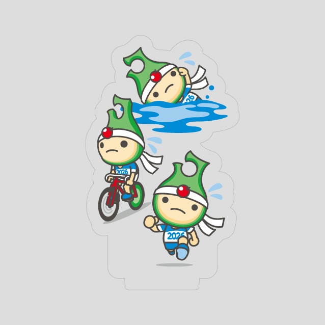 青の煌（きら）めきあおもり国スポ・障スポ 公式マスコット「アップリート君」ミニアクリルスタンド