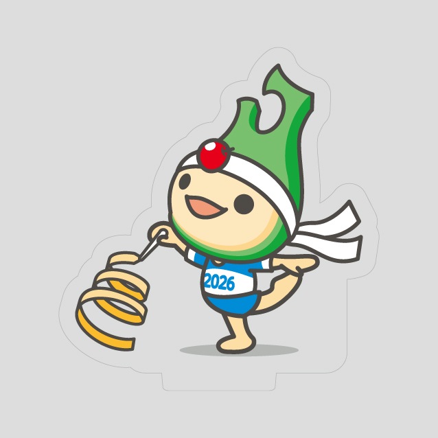 青の煌（きら）めきあおもり国スポ・障スポ 公式マスコット「アップリート君」ミニアクリルスタンド