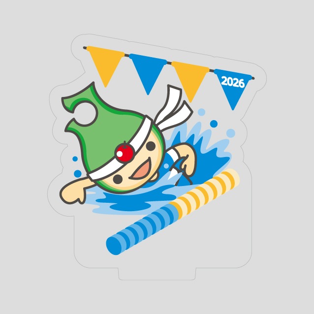 青の煌（きら）めきあおもり国スポ・障スポ 公式マスコット「アップリート君」ミニアクリルスタンド