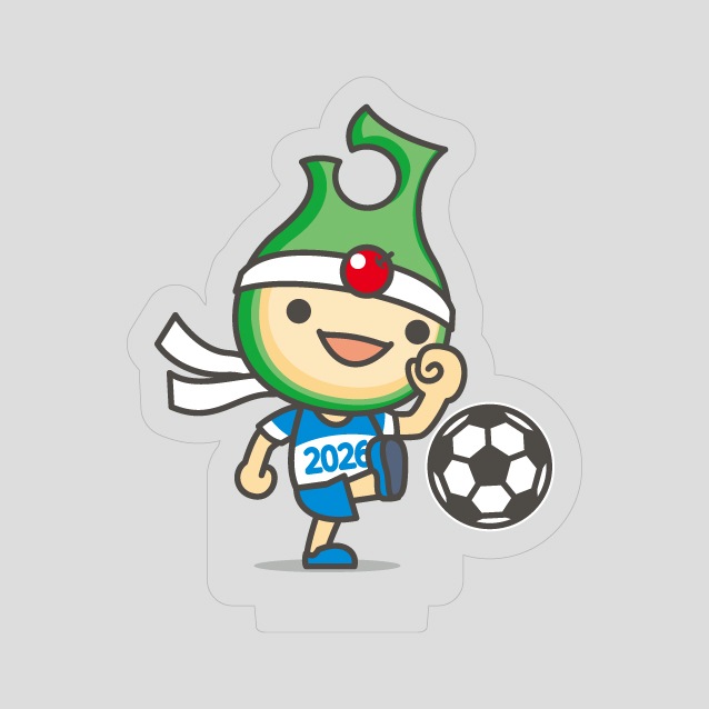 青の煌（きら）めきあおもり国スポ・障スポ 公式マスコット「アップリート君」ミニアクリルスタンド