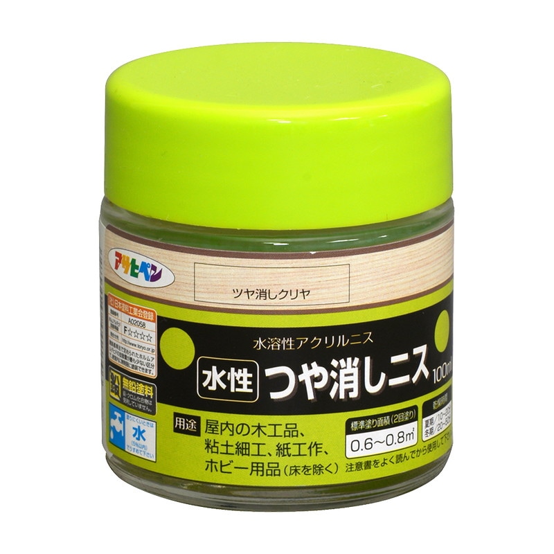 水性つや消しニス