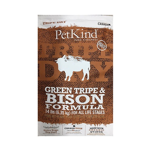 Pet Kind（ペットカインド）トライプドライ グリーントライプ＆バイソン 6.35Kg