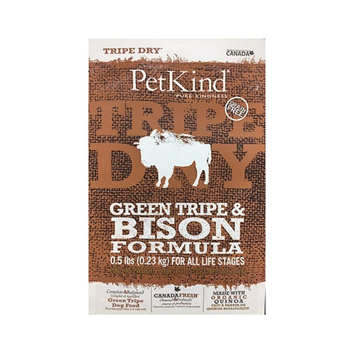 Pet Kind（ペットカインド）トライプドライ グリーントライプ＆バイソン 230g