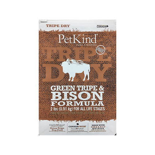 Pet Kind（ペットカインド）トライプドライ グリーントライプ＆バイソン 907g