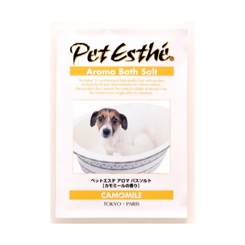 ペットエステ アロマバスソルト カモミールの香り 15g