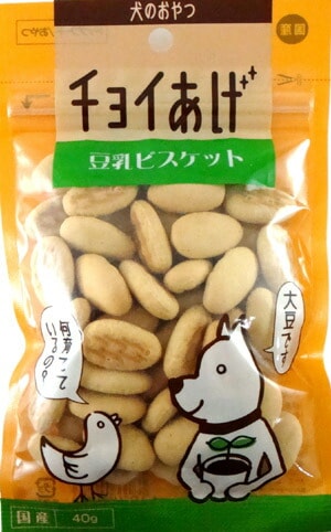 わんわん チョイあげ 豆乳ビスケット 40g 犬用おやつ ペットフード