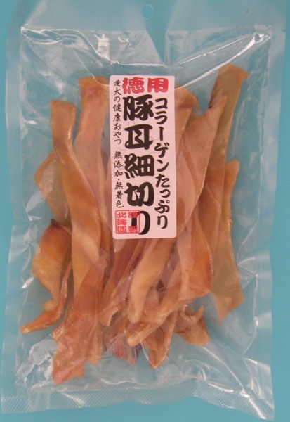 コラーゲンたっぷり徳用豚耳細切 120g [株式会社T・Iコーポレーション]