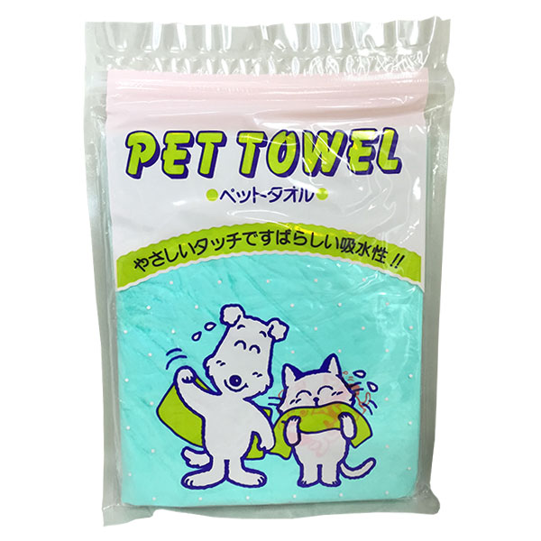 日理ペットタオル グリーン | | ペット用品,ドッググッズ,お手入れ用品