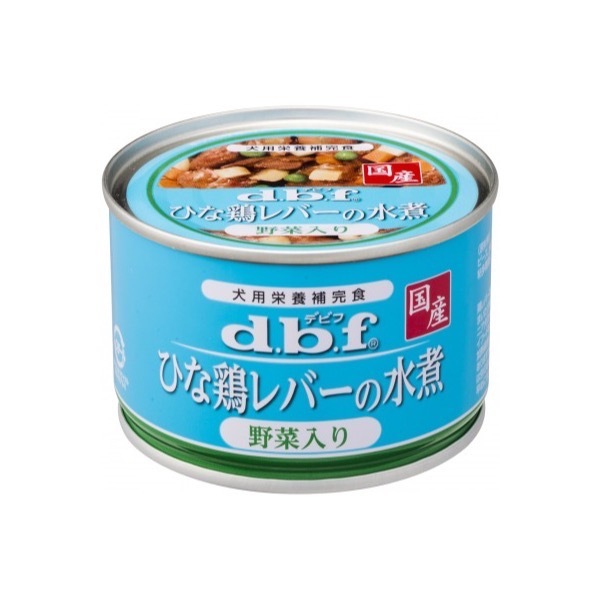 d.b.f ひな鶏レバーの水煮野菜入り 150g