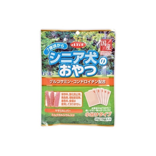 d.b.f シニア犬のおやつ グルコサミン・コンドロイチン配合 100g