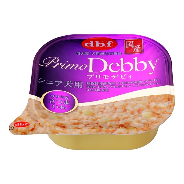 d.b.f プリモデビィ シニア犬用 ササミ＆さつまいも 95g