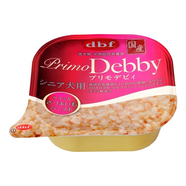 d.b.f プリモデビィ シニア犬用 ササミ＆さつまいもペースト 95g