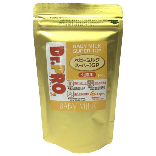 DR.PRO.ベビーミルクスーパーＩＧＰ 幼猫用 100g