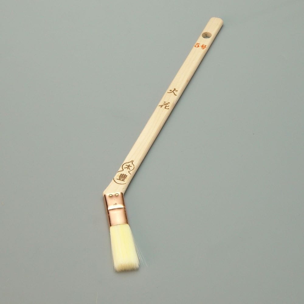 塗装刷毛 火花（ナイロン）メジ（筋違）５号 幅15mm 毛丈35ｍｍ タイホウ