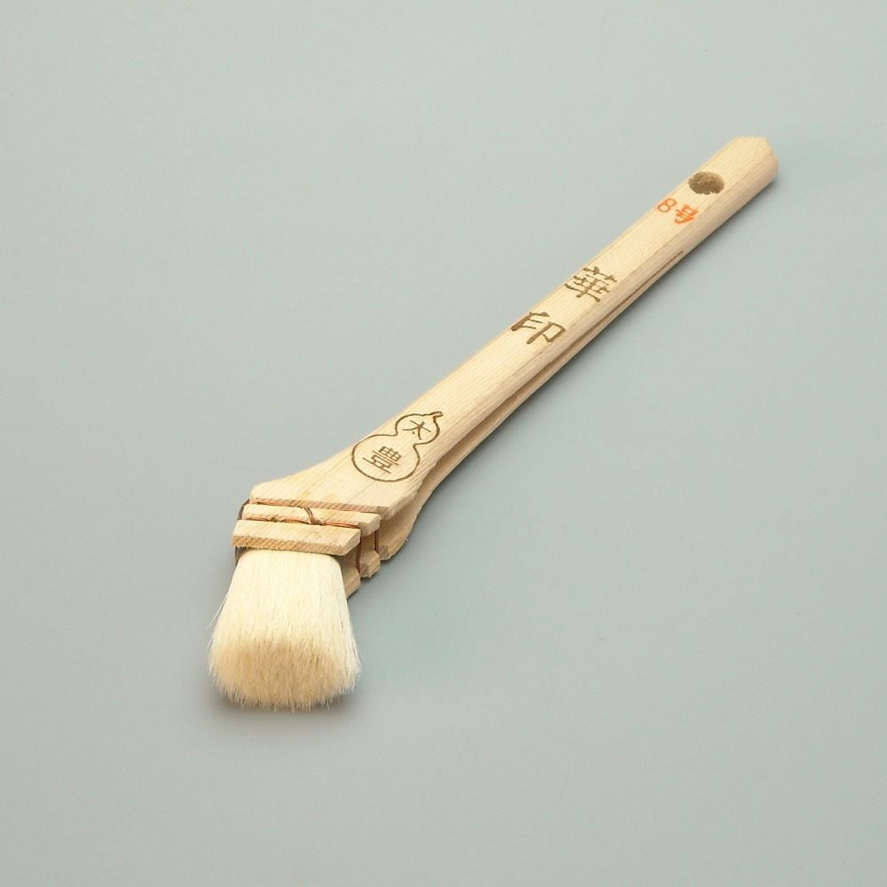 塗装刷毛 華印（ニス刷毛）筋違８号 幅25mm 毛丈31ｍｍ タイホウ