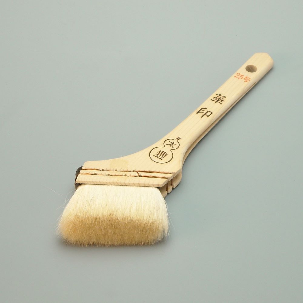 塗装刷毛 華印（ニス刷毛）筋違２５号 幅60mm 毛丈38ｍｍ タイホウ