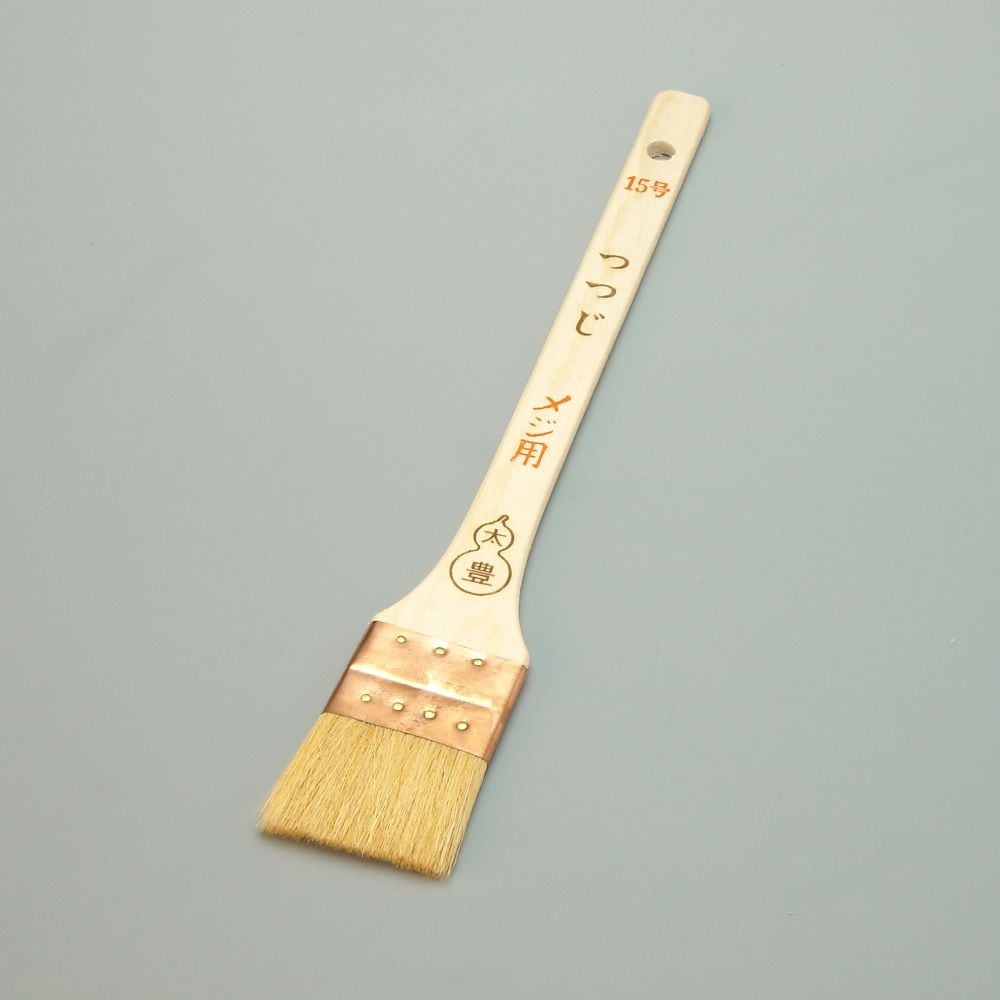 塗装刷毛 つつじメジ刷毛平型１５号 幅40mm 毛丈34ｍｍ タイホウ