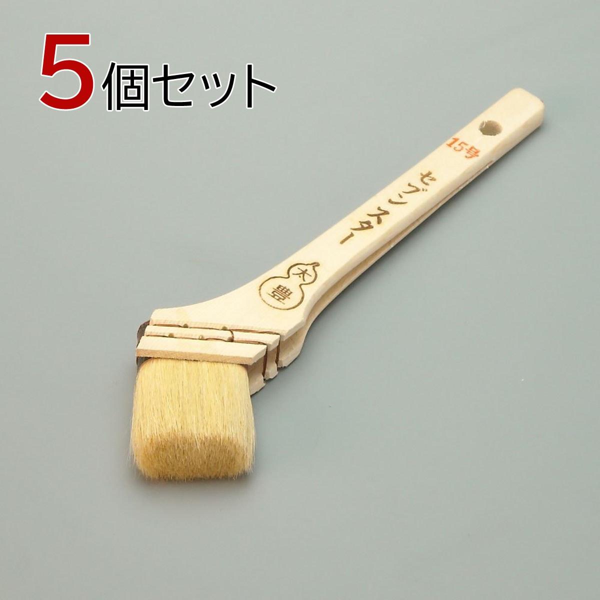 塗装刷毛 セブンスター筋違１５号 5個セット 幅40mm 毛丈36ｍｍ タイホウ