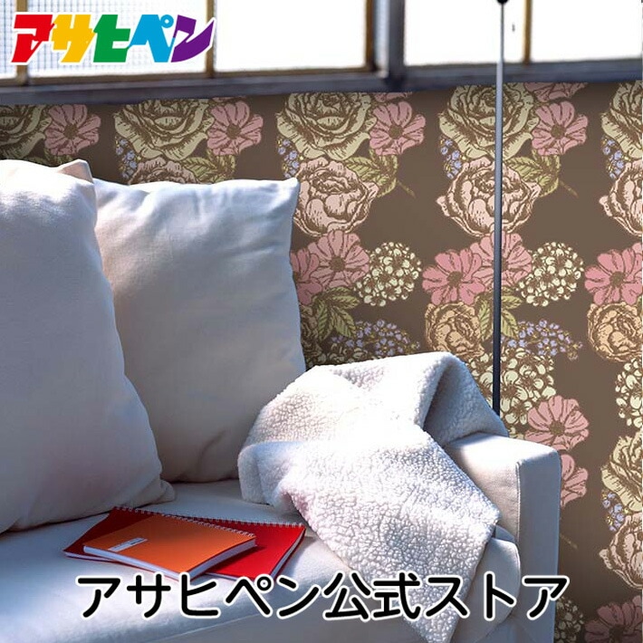 壁紙 のりなし クロス 1m単位 切り売り デジタルプリントカベ紙 ヴィンテージ柄 V018