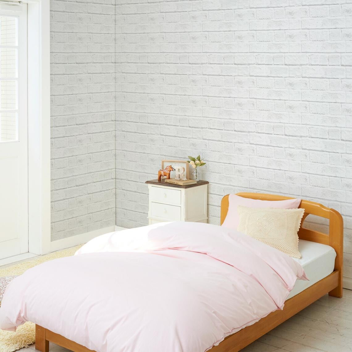 壁紙 のりなし クロス 1m単位 切り売り デジタルプリントカベ紙 フェイク柄 F004