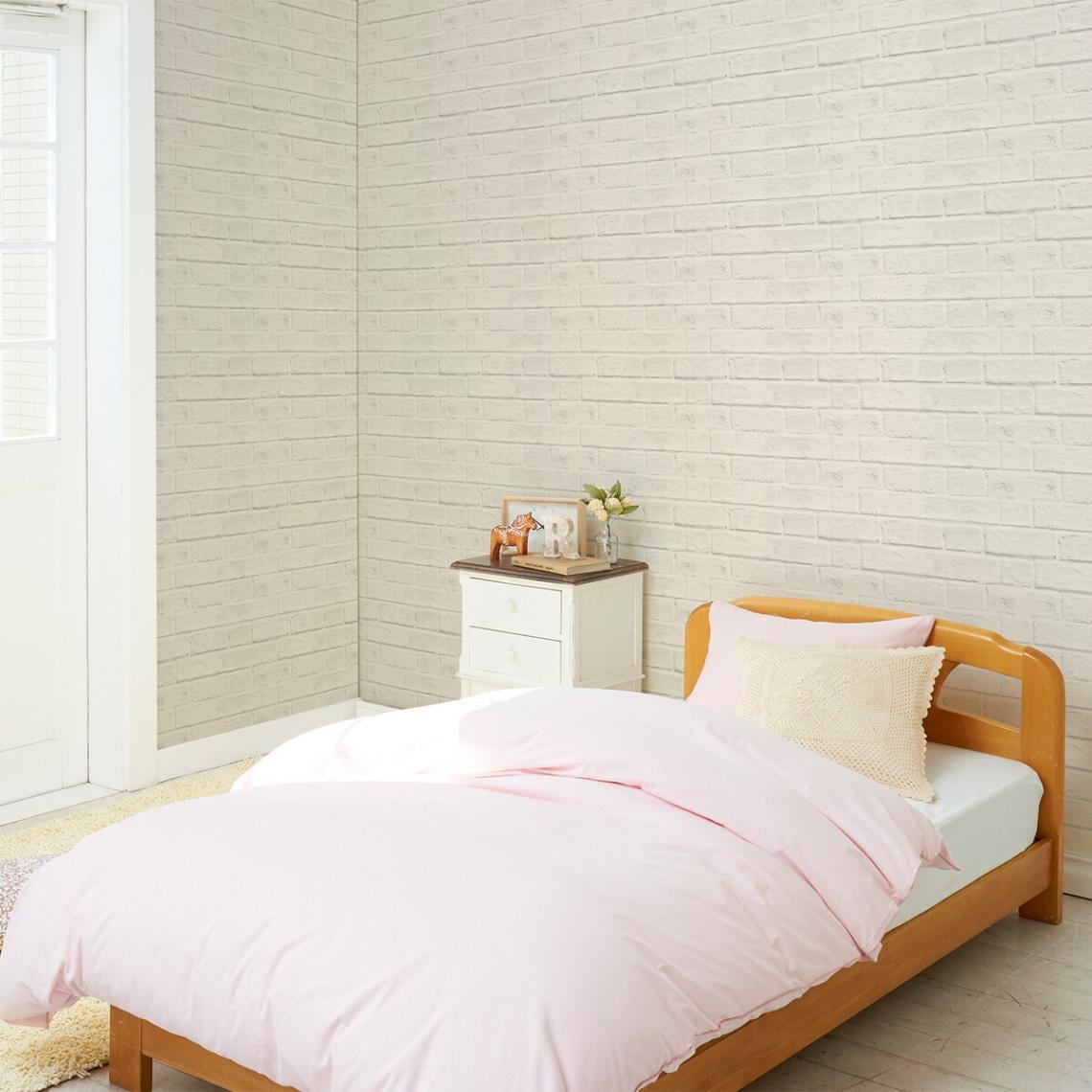 壁紙 のりなし クロス 1m単位 切り売り デジタルプリントカベ紙 フェイク柄 F016