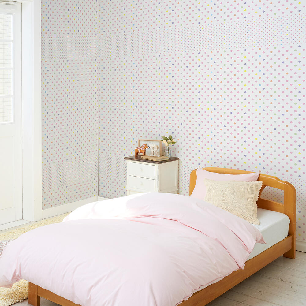 壁紙 のりなし クロス 1m単位 切り売り デジタルプリントカベ紙 ポップアート柄 P008