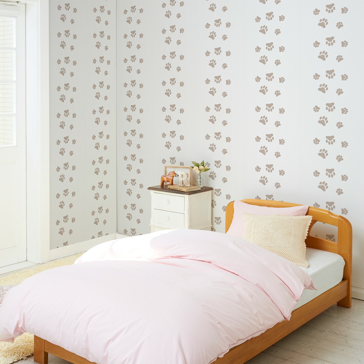 壁紙 のりなし クロス 1m単位 切り売り デジタルプリントカベ紙 ポップアート柄 P017