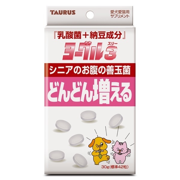 TAURUS（トーラス）愛犬・愛猫用 ヨーグル3 納豆 30g