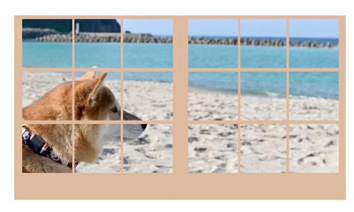 障子紙 オーダーメイド オンデマ ・障子 2枚（幅92cm×高さ100cm）