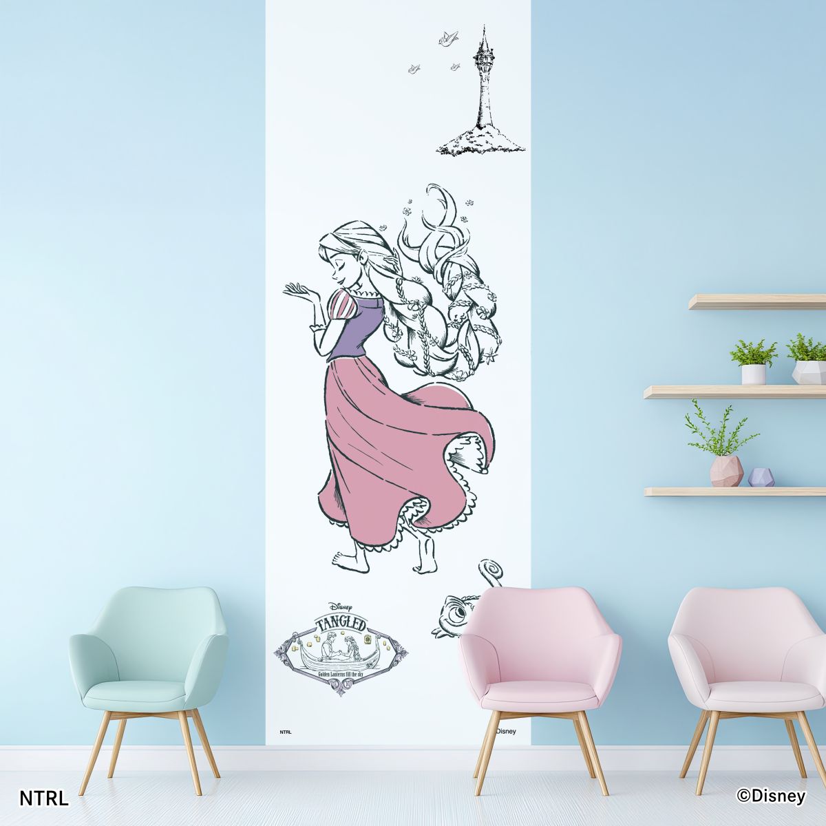 ディズニーキャラクター のりなし壁紙 ディズニープリンセス 塔