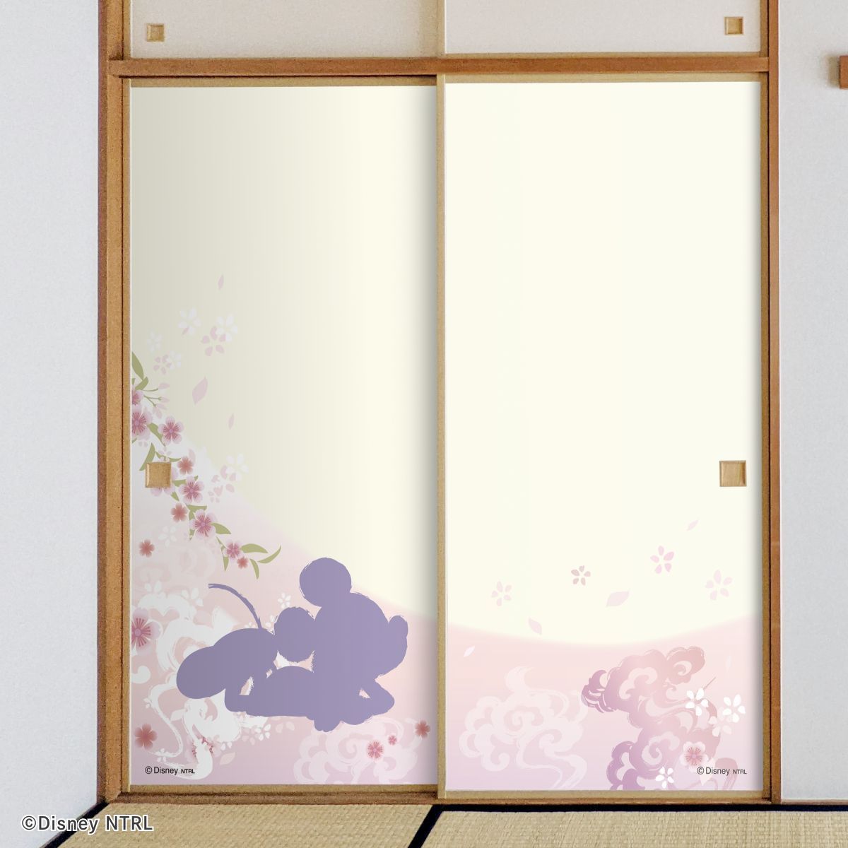 廃番のため1月29日販売終了】ディズニーキャラクター ふすま紙