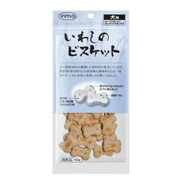 ママクック いわしビスケット 60g